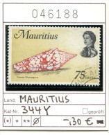 Mauritius - Michel 344 Y - Oo Oblit. Used Gebruikt - Muschel - Shell - Mauritius (1968-...)