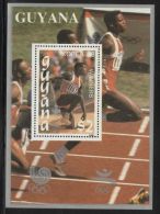 Delcampe - Guyana - 1989 Medalists (silver) Block (6) MNH__(TH-12113) - Guyana (1966-...)