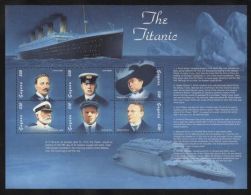 Delcampe - Guyana - 1998 Titanic Kleinbogen MNH__(FIL-10754) - Guyana (1966-...)