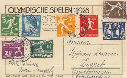 Jeux Olympiques 1928  Amsterdam Complet Set  Olympic Card  Rare - Summer 1928: Amsterdam