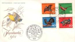 Germany - Mi-Nr 464/467 FDC (X383)- - Gallinacées & Faisans