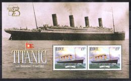 Ireland - 1999 Titanic Block Overprint MNH__(TH-4059) - Blocks & Kleinbögen