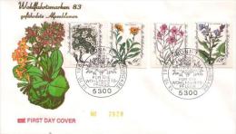 Germany - Mi-Nr 1188/1191 FDC (X395)- - 1981-1990