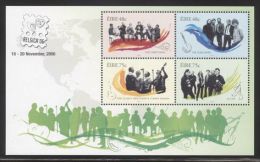 Ireland - 2006 Musics Overprint (1) Block MNH__(THB-3354) - Blocks & Kleinbögen