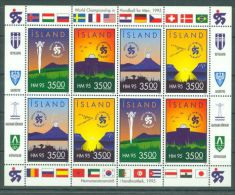 Iceland - 1995 Handball Kleinbogen MNH__(THB-289) - Blocks & Kleinbögen