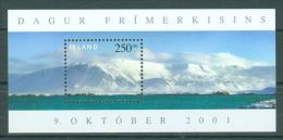 Iceland - 2001 Stamp Day Block MNH__(TH-7392) - Blocks & Kleinbögen