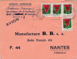 01027 Cartade Cote D'Ivore A Nantes - Covers & Documents