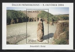 Iceland - 2004 Stamp Day Block MNH__(TH-10535) - Blokken & Velletjes