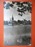 (3/1/45) AK "Werder/Havel" Evangelische Kirche Auf Der Insel, Windmühle - Werder