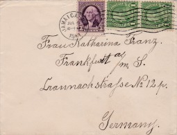 01034 Carta Jamaica A Franfurt 1933 - Covers & Documents