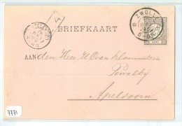 HANDGESCHREVEN BRIEFKAART Uit 1895 Van ZWOLLE Naar APELDOORN * NVPH Nr. 33 (7771) - Brieven En Documenten