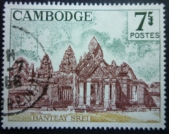 CAMBODGE 1966: YT 169 / Sc 154, O - LIVRAISON GRATUITE A PARTIR DE 10 EUROS D'ACHATS - Kambodscha