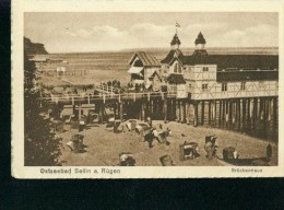 Ostseebad Sellin Auf Rügen Brückenhaus Sw 18.7.1929 - Sellin