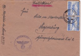 01077 Carta A Regensburg 1943 - Otros & Sin Clasificación