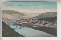 5584 ALF - BULLAY, Blick Von Der Ruine Marienburg Nach Alf-Bullay Und Der Moselbrücke, 1911 - Alf-Bullay