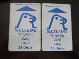 Magnetic Phonecard,Marine Communication,Silja Line Telephone Card, 25units And 50 Units - Finland