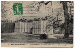 CC, 94, SUCY-EN-BRIE, Château Du Grand-Val, Façade Sur Le Parc, Voyagé - Sucy En Brie