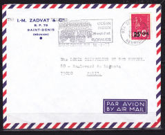 LETTRE AVEC 25F CFA SUR 0.50 TYPE BECQUET A DESTINATION DE LA FRANCE CACHET DU 18.8.1975 - Covers & Documents