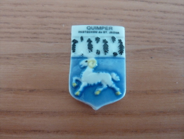 Fève * PASTECHOU De ST. JAOUA "Blason QUIMPER" (finistère(29) - Bretagne) - Regio's