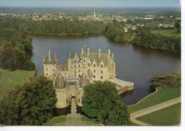 Missilliac : Le Château De La Brétesche - N°2 - Vue Aérienne Village église - Missillac