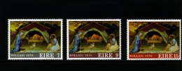 IRELAND/EIRE - 1976  CHRISTMAS  SET  MINT NH - Nuevos