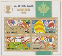 Aitutaki-1976 Montreal Olympics MS MNH - Aitutaki