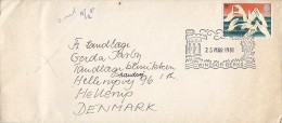 Great Britain Special Cancel WINDSOR - BERKS 1981 Cancel Cover To Dentist In Denmark Hand Signs Stamp - Cartas & Documentos