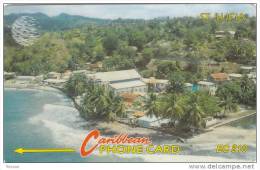 Saint Lucia, STL-?, Coastline New Logo, No Controlnumber, 2 Scans - Santa Lucia