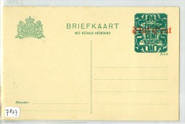 2 X ONBESCHREVEN BRIEFKAART *  VOORDRUK + OPDRUK  (7837) - Storia Postale