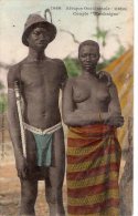 Afrique Noire     Sénégal    Couple Mankaigne     Scarifications  (Voir Scan  ) - Senegal