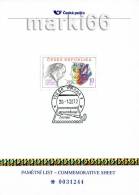 Czech Republic - 2012 - Stamp Art - Commemorative Sheet, Numbered And With Hologram - Briefe U. Dokumente