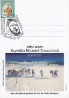 ANTARCTIK EXPLORINGS, SLDGE DOGS, CM, MAXICARD, CARTES MAXIMUM, 2009, ROMANIA - Explorers