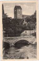 PARCHIM Wasserberg Brücke Kirche Ungelaufen - Parchim