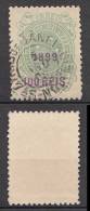 Brazil Brasilien Mi# 132 Used 100R Overprint Nice Rio Postmark - Used Stamps