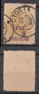 Brazil Brasilien Mi# 137 Used 2000R Overprint S. VICTORIA Postmark - Usados