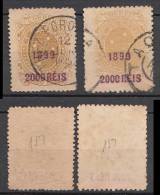 Brazil Brasilien Mi# 137 Used 2000R Overprint Perf. 11 + 13 - Used Stamps