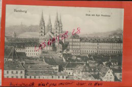 CPA ALLEMAGNE,  BAVIERE,  Bamberg,  Dom Mit Kgl. Residenz,  Juil  2013 981 - Bamberg