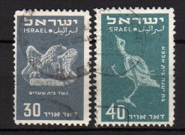 ISRAEL - 1950 YT 2+3 PA USED - Poste Aérienne