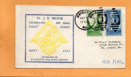 Dr J.D. Brock Celebrates His 2000th Flight 1935 Cover - 1c. 1918-1940 Lettres