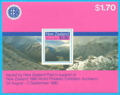 NOUVELLE ZELANDE NEW ZEALAND PHILATELIC EXHIBITION AUCKLAND 1990 / MNH** / Z 72 - Unused Stamps