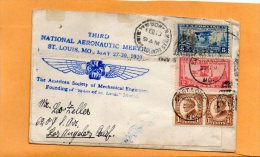 Saint Louis MO 1929 National Aieronautic Meeting Air Mail Cover - 1c. 1918-1940 Lettres