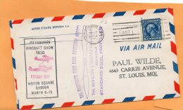 Pittsburgh Air Craft Show 1930 Air Mail Cover - 1c. 1918-1940 Storia Postale