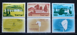 ISRAEL 1959 - VILLAS SIONISTAS-  YVERT Nº 160-162 - Unused Stamps (with Tabs)