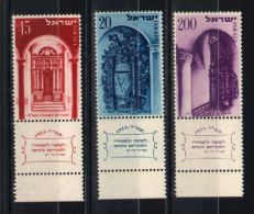 Israel - 1953 Holy Shrines MNH__(TH-9324) - Ongebruikt (met Tabs)