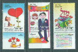 Israel - 2003 Greetings Stamps MNH__(TH-7656) - Unused Stamps (with Tabs)