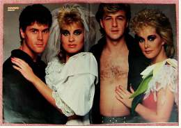 Kleines Musik Poster  -  Band Bucks Fizz  -  Von Bravo Ca. 1982 - Plakate & Poster