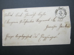 1881, OBER-ODERWITZ, Militärbrief Nach Zwickau - Lettres & Documents