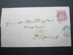 COBLENZ, Koblenz, Blauschwarzer Stempel Auf NDP GSU - Lettres & Documents