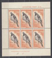 New Zealand - 1960 Birds 3d Kleinbogen *mint HINGED*/MNH__(TH-10707) - Blocks & Sheetlets