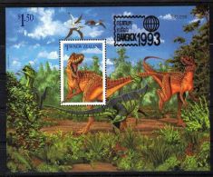 New Zealand - 1993 Dinosaurs Overprint Block MNH__(TH-1827) - Blocks & Sheetlets